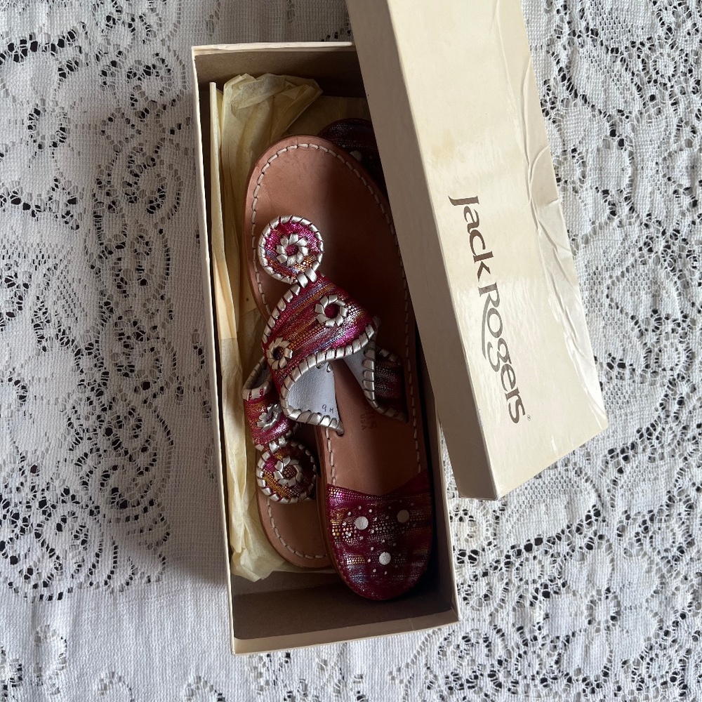 Jack Rogers Palm Beach Sandal Multicolor Size 9